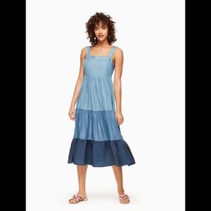 Kate spade chambray maxi dress